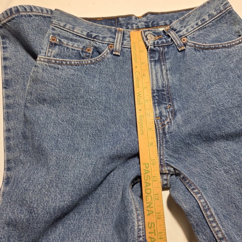 Levis 512 Slim Fit Tapered Leg Jeans Blue High Rise Vintage 9M 512-0217 - Picture 7 of 8